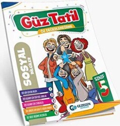 5. Sınıf Sosyal Bilgiler Güz Tatil Kitabı - Gezegen Yayıncılık