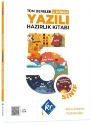 5. Sınıf Tüm Dersler 2. Dönem Yazılı Hazırlık Kitabı - KR Akademi Yayınları