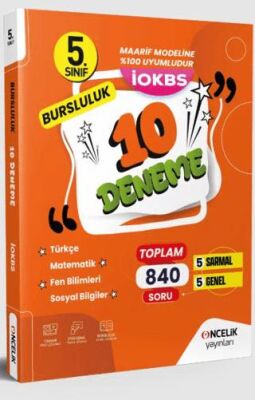 5. Sınıf Tüm Dersler İOKBS Bursluluk 10 Deneme - 1