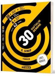 5. Sınıf Türkçe 30 Haftalık Deneme - Hız Yayınları