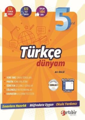 5. Sınıf Türkçe Dünyam 2020 - 1