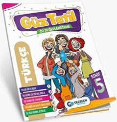 5. Sınıf Türkçe Güz Tatil Kitabı - Gezegen Yayıncılık