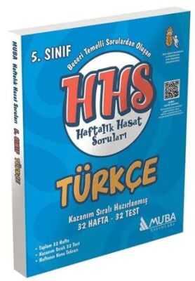 Muba Yayınları 5. Sınıf Türkçe Haftalık Hasat Soruları HHS - 1