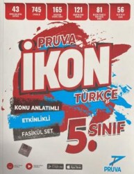 5. Sınıf Türkçe İkon Konu Anlatımlı Fasikül Set - Pruva Akademi