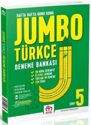 Model Eğitim Yayıncılık 5. Sınıf Türkçe Jumbo Deneme Bankası - 1