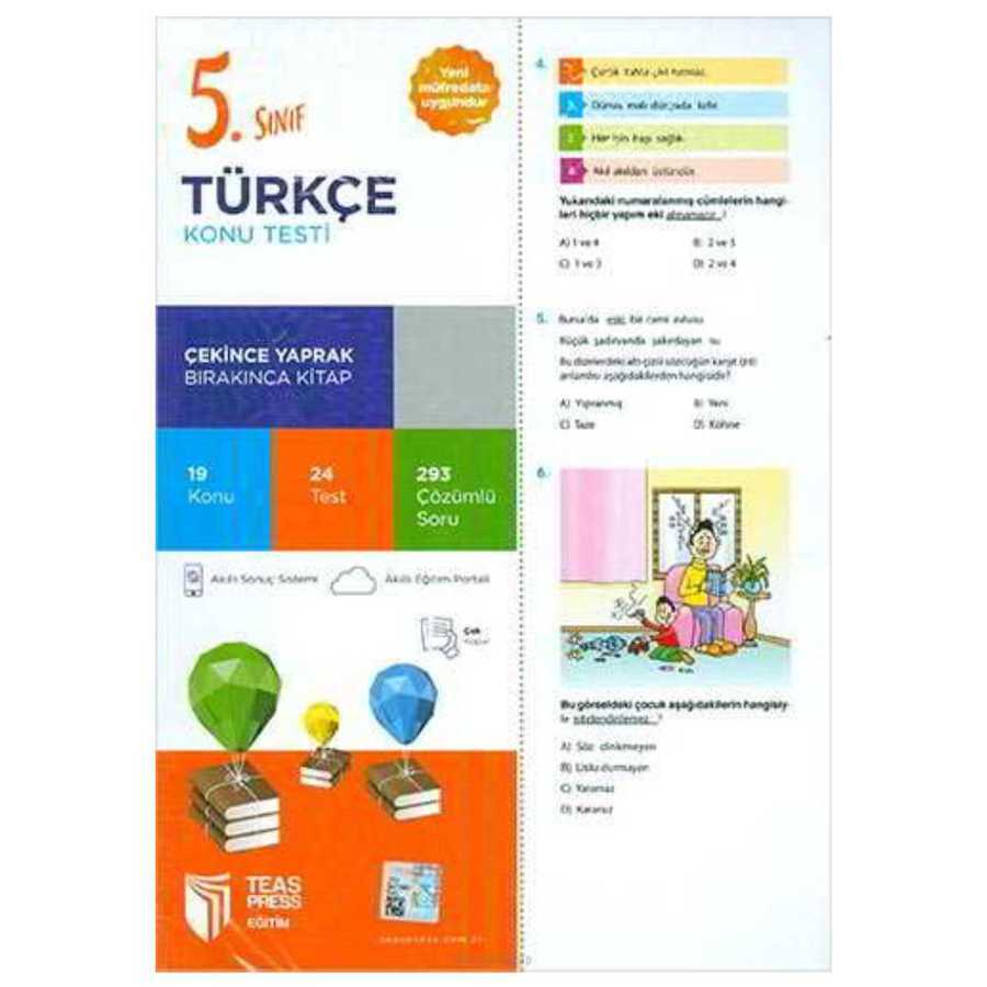 Teas Press 5. Sınıf Türkçe Konu Testi