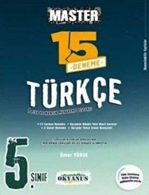 Okyanus Yayınları 5. Sınıf Türkçe Master 15 Deneme - 1