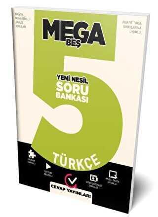 Cevap Yayınları 5. Sınıf Türkçe Mega Soru Bankası