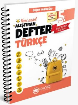 Çanta Yayınları 2025 5. Sınıf Türkçe Okula Yardımcı Alıştıran Defter - 1