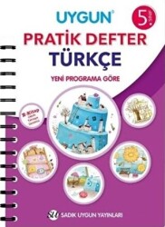 5. Sınıf Pratik Defter Türkçe - Sadık Uygun Yayınları