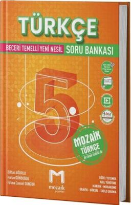 Mozaik Yayınları 5. Sınıf Türkçe Soru Bankası - 1