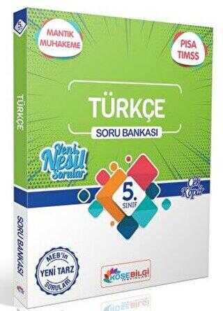 Köşebilgi Yayınları 5. Sınıf Türkçe Özet Bilgili Soru Bankası