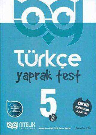 Nitelik Yayınları - Bayilik 5. Sınıf Türkçe Yaprak Test