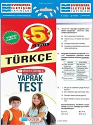 Evrensel İletişim Yayınları 5. Sınıf Türkçe Yaprak Test - Evrensel İletişim Yayınları