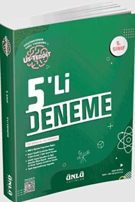Ünlü Yayınları 5. Sınıf Us-Teroit 5’li Deneme - 1