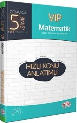 Editör Yayınevi 5. Sınıf VIP Matematik Hızlı Konu Anlatımlı - Editör Yayınevi