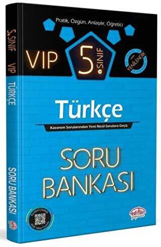Editör Yayınevi 5. Sınıf VIP Türkçe Soru Bankası