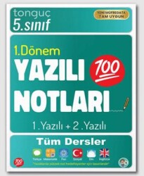 5. Sınıf Yazılı Notları 1. Dönem 1 ve 2. Yazılı - Tonguç Akademi