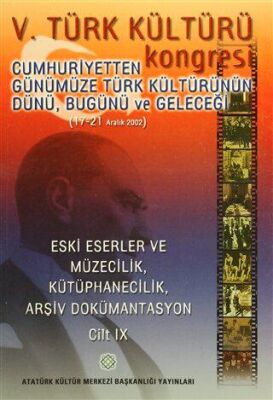 5. Türk Kültürü Kongresi Cilt: 9 kapağı