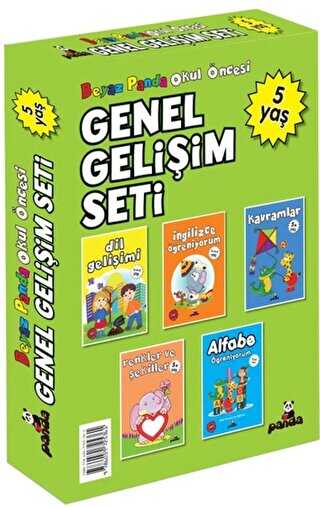 Okul Öncesi 5 Yaş Genel Gelişim Seti 5 Kitap - Beyaz Panda Yayınları