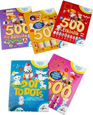 500 Okul Öncesi Aktiviteli Boyama 5 - Çocuk Gezegeni