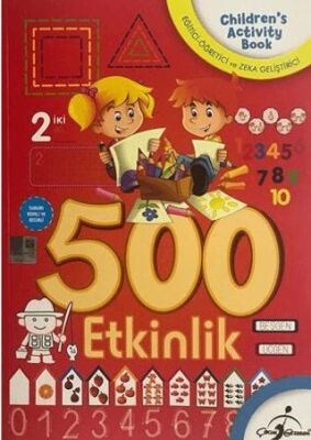 500 Okul Öncesi Aktiviteli Boyama 5 Kitap Takım kapağı