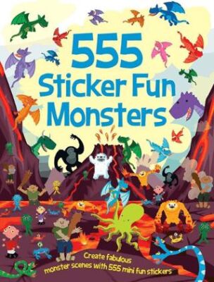 555 Sticker Fun - Monsters - 1