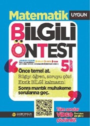 Sadık Uygun Yayınları 5. Sınıf Bilgili Ön Test Matematik - Sadık Uygun Yayınları