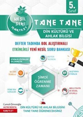 Nartest Yayınevi 5. Sınıf Yeşil Tane Tane Din Kültürü Ve Ahlak Bilgisi Soru Bankası - 1