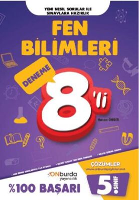 ONburda Yayınları 5. Sınıf Fen Bilimleri Yeni Nesil Branş Denemeleri - 1