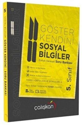 Çalışkan Yayınları 5. Sınıf Göster Kendini Sosyal Bilgiler Soru Bankası - 1