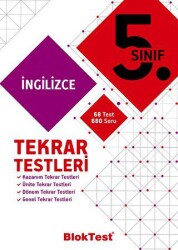 Tudem Yayınları - Bayilik 5. Sınıf İngilizce Tekrar Testleri - Tudem Yayınları - Bayilik
