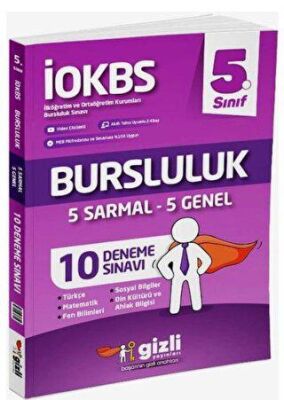 Gizli Yayınları 5. Sınıf İOKBS Bursluluk 10 Deneme Sınavı - 1