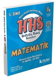 5.Sınıf Matematik Haftalık Hasat Soruları HHS - Muba Yayınları