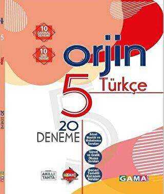 Gama Yayınları 5. Sınıf Orjin Türkçe 20 Deneme