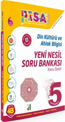 Damla Yayınevi - Bayilik Pisa Yeni Nesil Din Kültürü ve Ahlak Bilgisi Soru Bankası - 5. Sınıf - 1