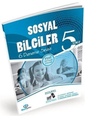 Bilimyolu Yayıncılık 5. Sınıf Sosyal Bilgiler 6 Video Çözümlü Optikli Deneme Sınavı - 1