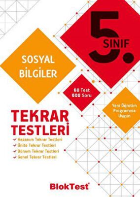 Tudem Yayınları - Bayilik 5. Sınıf Sosyal Bilgiler Tekrar Testleri - 1