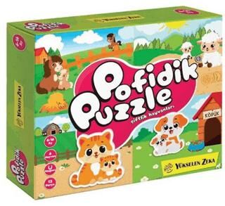 6-16 Ay İlk Pofidik Magnet Puzzle - Çiftlik Hayvanları - 1