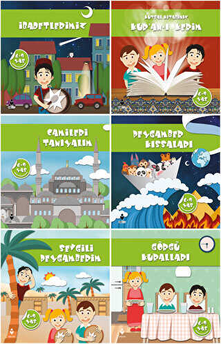 6-9 Yaş Evde Karakter Eğitimi Seti 6 Kitap - Tire Kitap