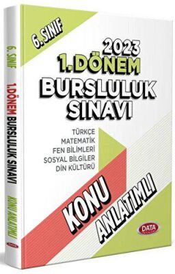 Data Yayınları 6. Sınıf 1. Dönem Bursluluk Sınavı Konu Anlatımlı - 1