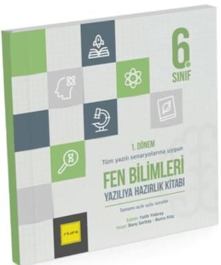 Kare Yayınları 6. Sınıf 1. Dönem Fen Bilimleri Yazılıya Hazırlık Kitabı - 1