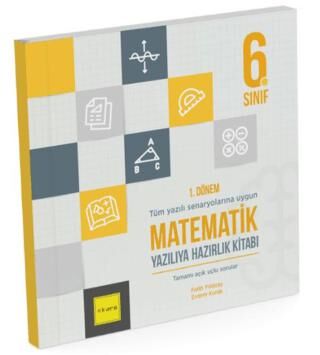 Kare Yayınları 6. Sınıf 1. Dönem Matematik Yazılıya Hazırlık Kitabı - 1