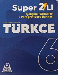 Örnek Akademi 6. Sınıf 2`li Türkçe Çalışma Fasikülleri + Paragraf Soru Bankası - Örnek Akademi