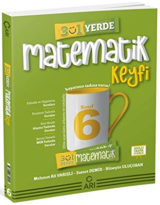 Arı Yayıncılık 6. Sınıf 3`ü 1 Yerde Matematik Keyfi Soru Bankası - 1