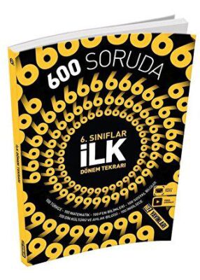 Hız Yayınları 6. Sınıf 600 Soruda İlk Dönem Tekrarı - 1