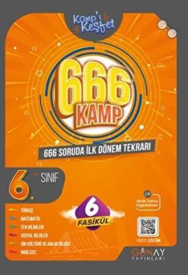 Günay Yayınları 6. Sınıf 666 Soruda İlk Dönem Kamp Kitabı - 1
