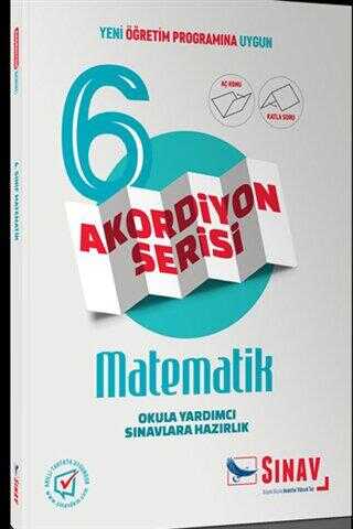 Sınav Yayınları 6. Sınıf Matematik Akordiyon Serisi