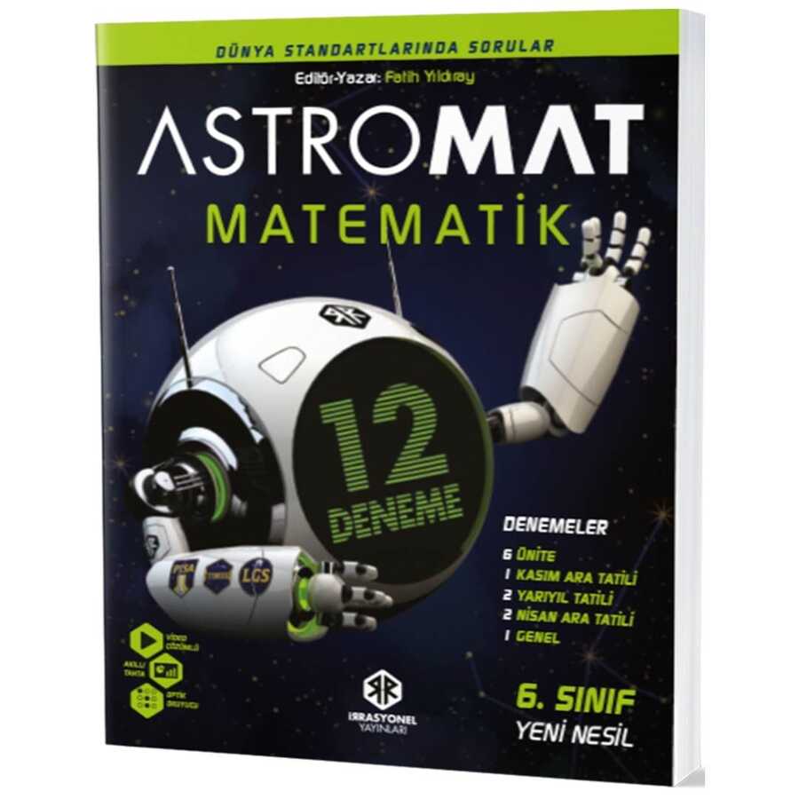 Astromat 6. Sınıf Yeni Nesil Matematik 12`li Deneme