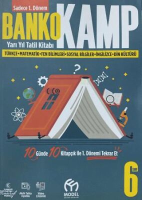 6. Sınıf Banko Kamp Yarı Yıl Tatil Kitabı - 1